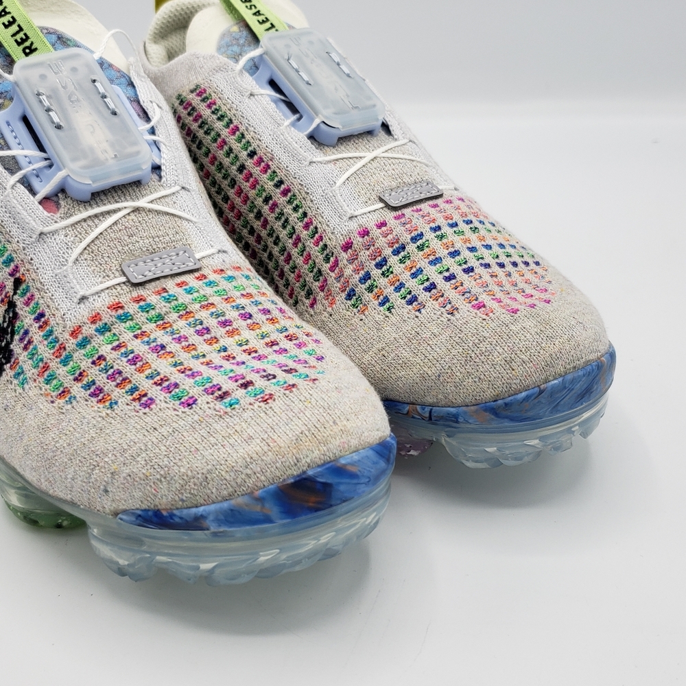 NIKE W AIR VAPORMAX 2020 FK Pure Platinum SIZE 6.5 - Picture 6 of 10